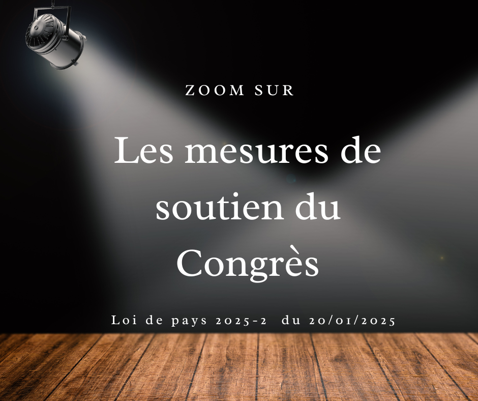 LC Conseil décrypte: les mesures de soutien du Congrès de la Nouvelle Calédonie